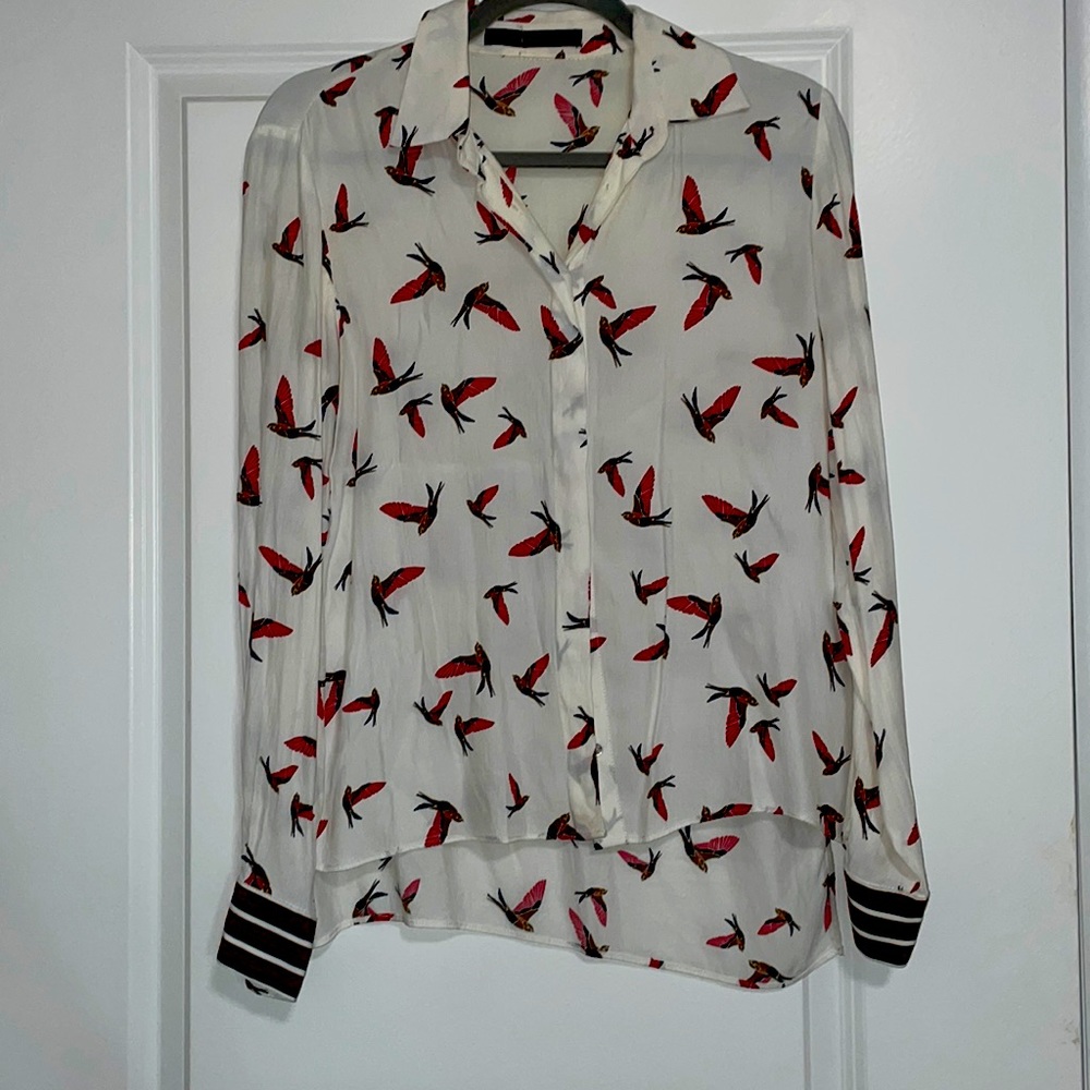 Zara Basics Button down Blouse